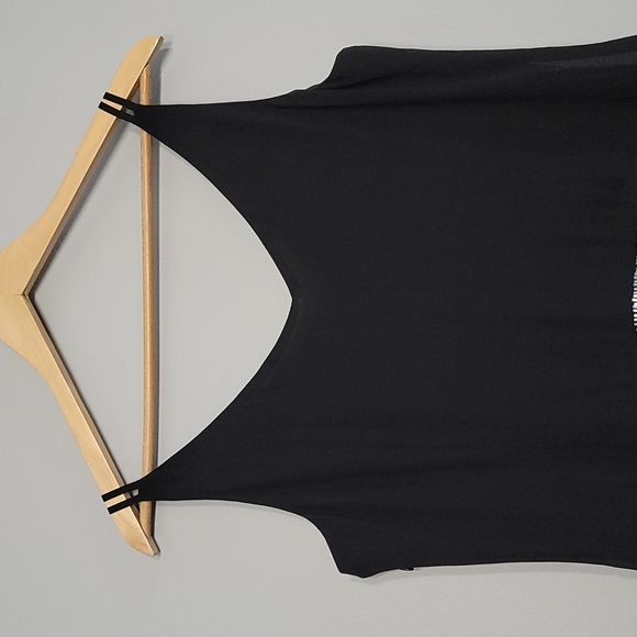 Black Beaded Chiffon Cocktail Dress, Size 10 - Picture 7 of 16